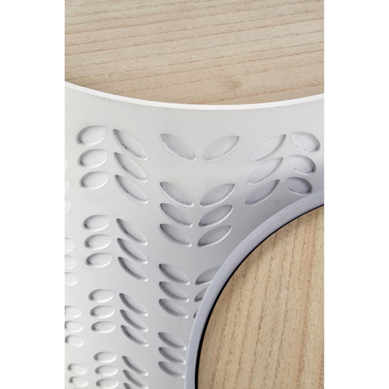 'ALBA Set of Two Benches with Storage in White / Ash' 'ALBA Set of Two Benches with Storage in White / Ash'