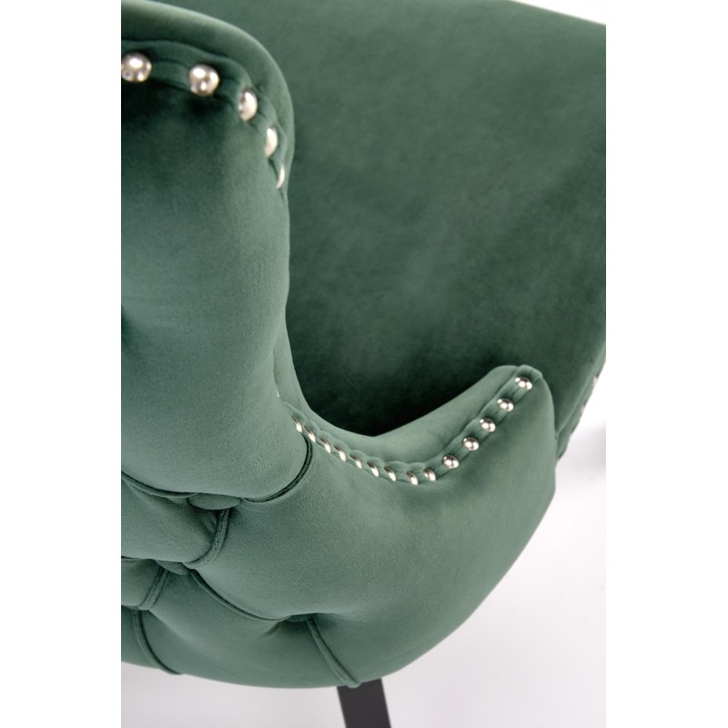 'ALDA Dark Green Chair' 'ALDA Dark Green Chair'