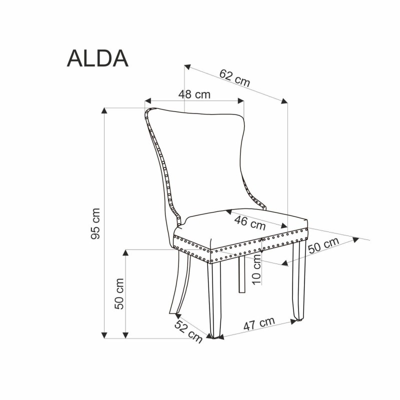 'ALDA Ash Grey Chair' 'ALDA Ash Grey Chair'