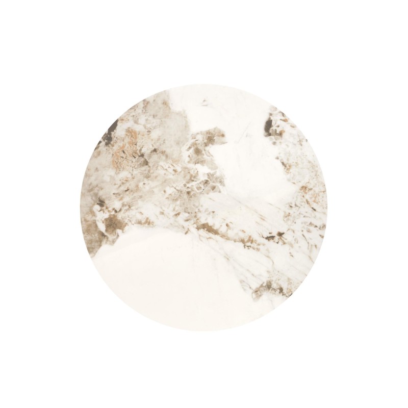 'ALESSIA Coffee Table, Beige Marble / Black' 'ALESSIA Coffee Table, Beige Marble / Black'