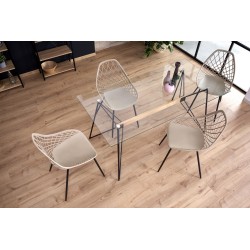 'ALLEGRO Black Table / Beech' 'ALLEGRO Black Table / Beech'
