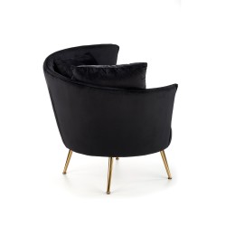 'ALMOND Black Relaxation Armchair' 'ALMOND Black Relaxation Armchair'
