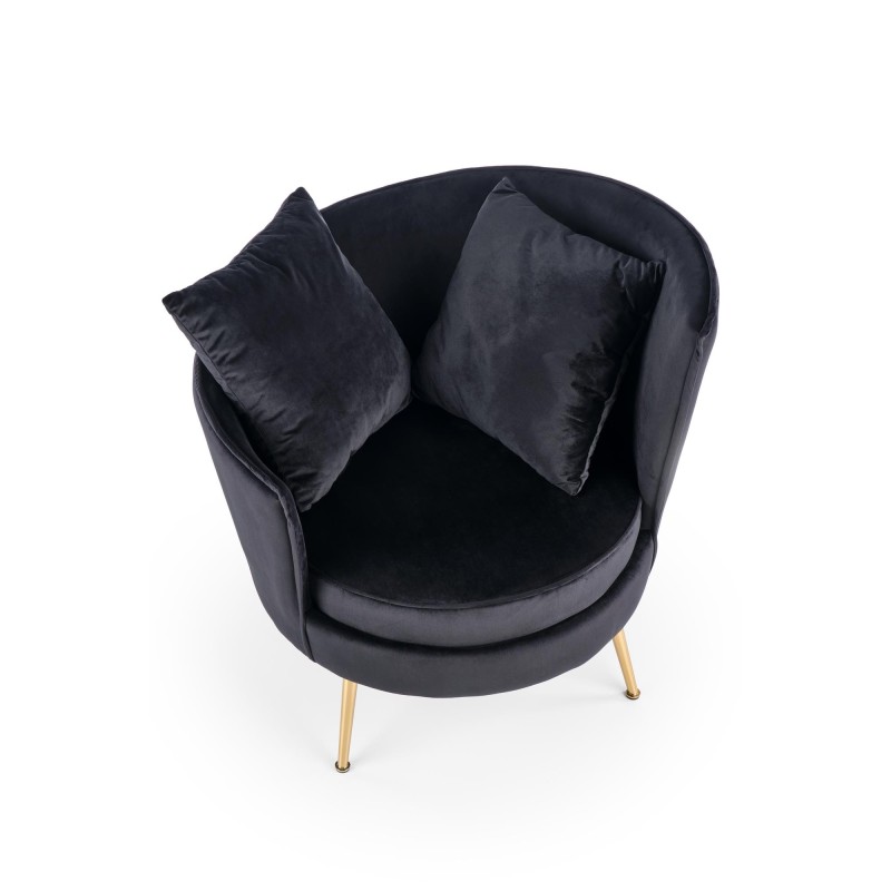 'ALMOND Black Relaxation Armchair' 'ALMOND Black Relaxation Armchair'