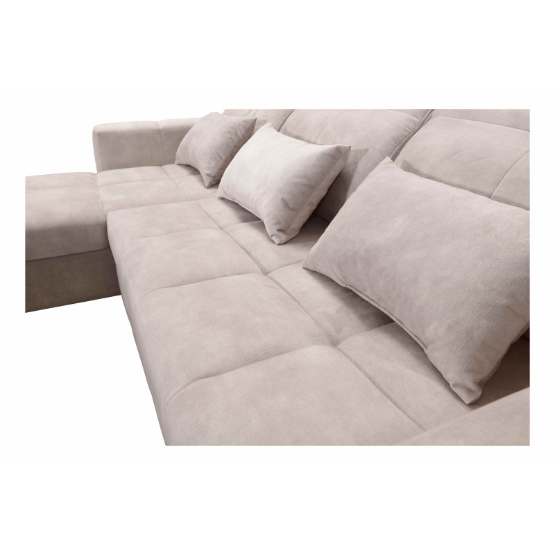 Luxus-Ecksofa Zeni mit Schlaffunktion in Samtstoff, Wave 16 | Ihr Ort für Komfort Luxus-Ecksofa Zeni mit Schlaffunktion in Samtstoff, Wave 16 | Ihr Ort für Komfort