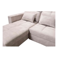 Luxus-Ecksofa Zeni mit Schlaffunktion in Samtstoff, Wave 16 | Ihr Ort für Komfort Luxus-Ecksofa Zeni mit Schlaffunktion in Samtstoff, Wave 16 | Ihr Ort für Komfort