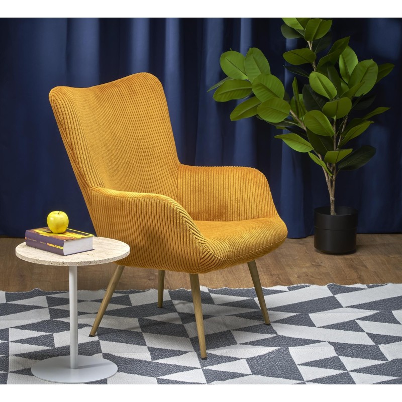 'AMARO Relaxation Armchair, Mustard' 'AMARO Relaxation Armchair, Mustard'