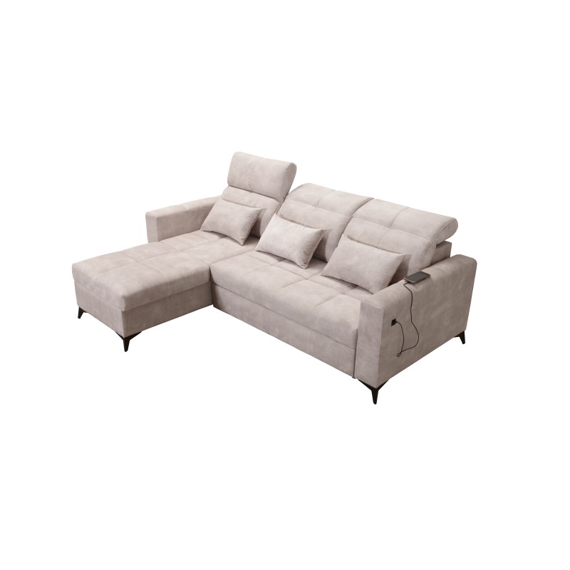 Luxus-Ecksofa Zeni mit Schlaffunktion in Samtstoff, Wave 16 | Ihr Ort für Komfort Luxus-Ecksofa Zeni mit Schlaffunktion in Samtstoff, Wave 16 | Ihr Ort für Komfort
