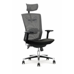 'AMBASSADOR Office Chair in Ash Grey / Black'