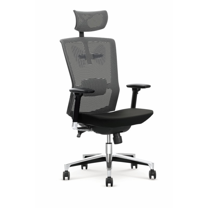 'AMBASSADOR Office Chair in Ash Grey / Black' 'AMBASSADOR Office Chair in Ash Grey / Black'
