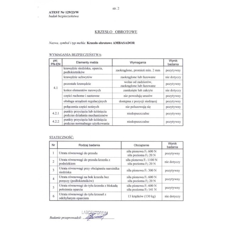 AMBASADOR fotel gabinetowy popielato / czarny AMBASADOR fotel gabinetowy popielato / czarny