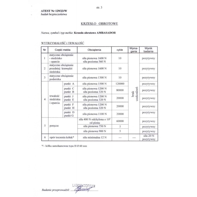 AMBASADOR fotel gabinetowy popielato / czarny AMBASADOR fotel gabinetowy popielato / czarny