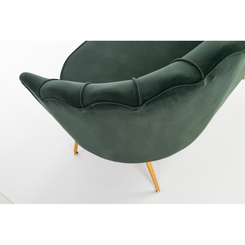 'AMORINITO XL Relaxation Chair Dark Green / Gold' 'AMORINITO XL Relaxation Chair Dark Green / Gold'