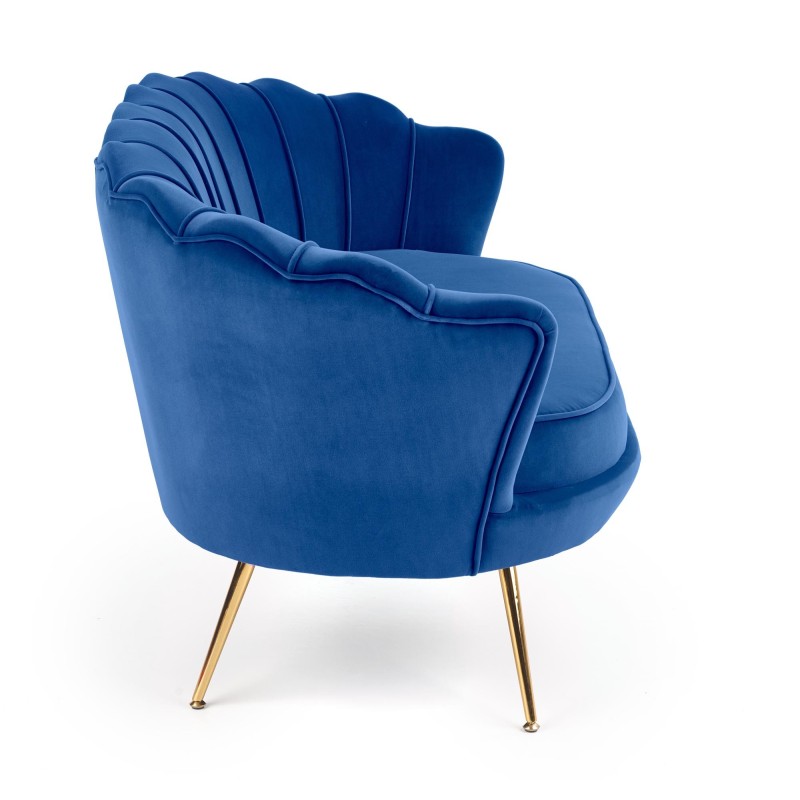 'AMORINITO XL Navy / Gold Relaxation Armchair' 'AMORINITO XL Navy / Gold Relaxation Armchair'