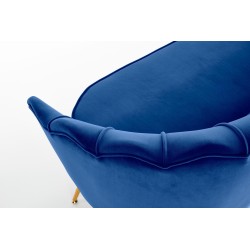 'AMORINITO XL Navy / Gold Relaxation Armchair' 'AMORINITO XL Navy / Gold Relaxation Armchair'