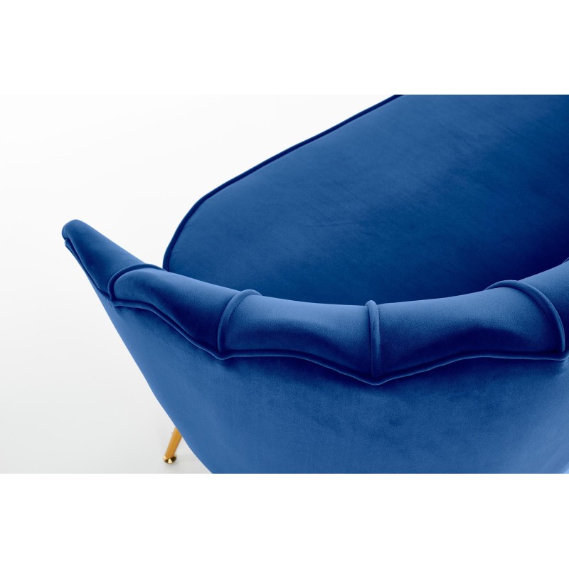 'AMORINITO XL Navy / Gold Relaxation Armchair' 'AMORINITO XL Navy / Gold Relaxation Armchair'