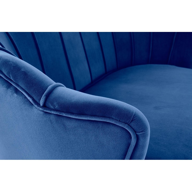'AMORINITO XL Navy / Gold Relaxation Armchair' 'AMORINITO XL Navy / Gold Relaxation Armchair'