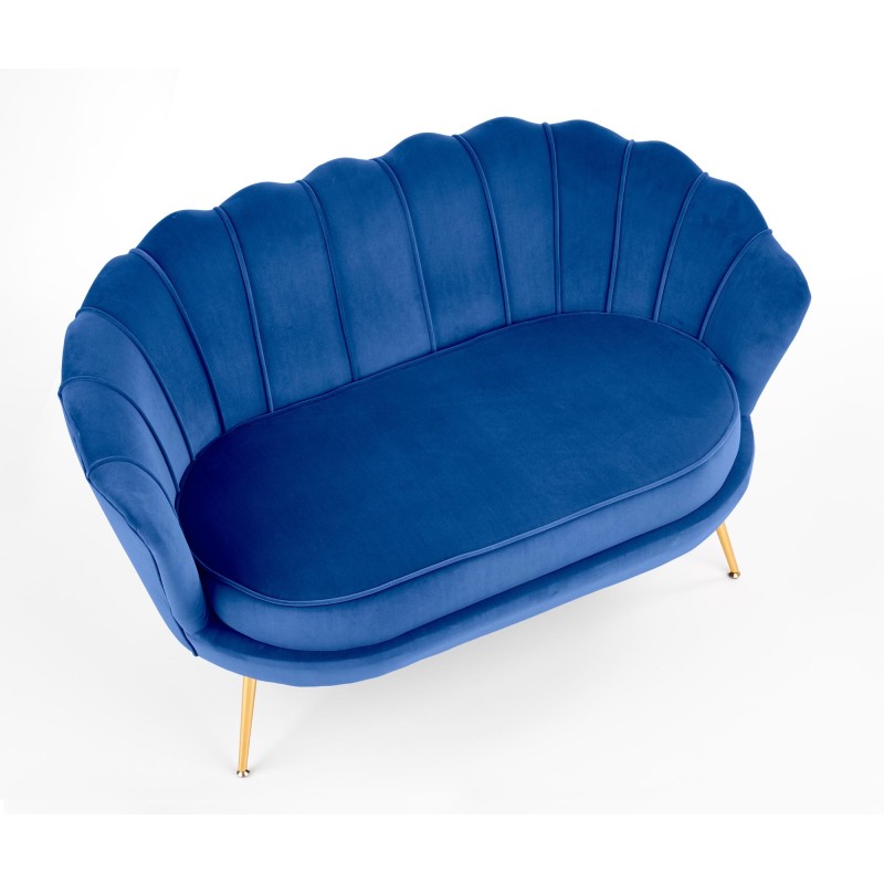 'AMORINITO XL Navy / Gold Relaxation Armchair' 'AMORINITO XL Navy / Gold Relaxation Armchair'