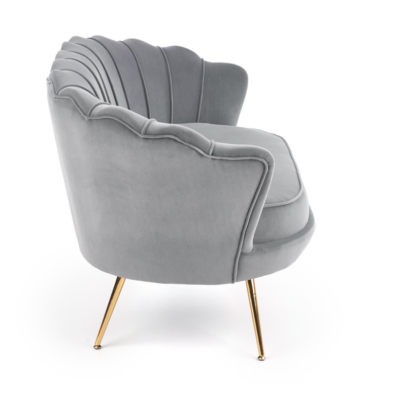 'AMORINITO XL Relaxation Chair in Ash Grey / Gold' 'AMORINITO XL Relaxation Chair in Ash Grey / Gold'