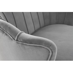 'AMORINITO XL Relaxation Chair in Ash Grey / Gold' 'AMORINITO XL Relaxation Chair in Ash Grey / Gold'