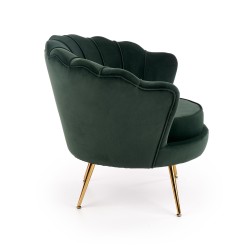 'AMORINITO Dark Green / Gold Leisure Chair' 'AMORINITO Dark Green / Gold Leisure Chair'