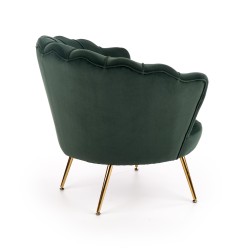 'AMORINITO Dark Green / Gold Leisure Chair' 'AMORINITO Dark Green / Gold Leisure Chair'