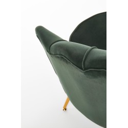 'AMORINITO Dark Green / Gold Leisure Chair' 'AMORINITO Dark Green / Gold Leisure Chair'
