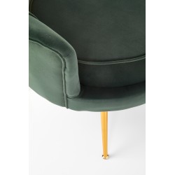 'AMORINITO Dark Green / Gold Leisure Chair' 'AMORINITO Dark Green / Gold Leisure Chair'