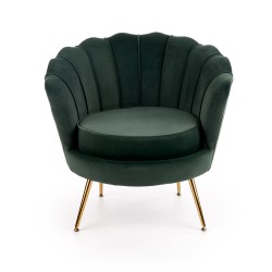 'AMORINITO Dark Green / Gold Leisure Chair' 'AMORINITO Dark Green / Gold Leisure Chair'
