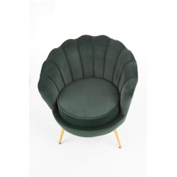 'AMORINITO Dark Green / Gold Leisure Chair' 'AMORINITO Dark Green / Gold Leisure Chair'