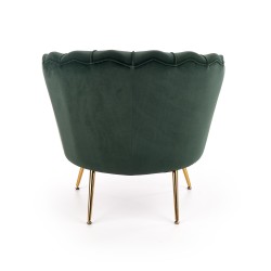 'AMORINITO Dark Green / Gold Leisure Chair' 'AMORINITO Dark Green / Gold Leisure Chair'