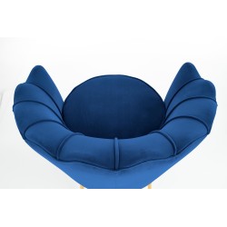 'AMORINITO Navy / Gold Relaxation Armchair' 'AMORINITO Navy / Gold Relaxation Armchair'