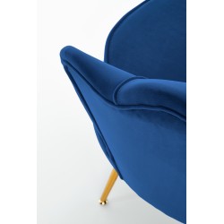 'AMORINITO Navy / Gold Relaxation Armchair' 'AMORINITO Navy / Gold Relaxation Armchair'