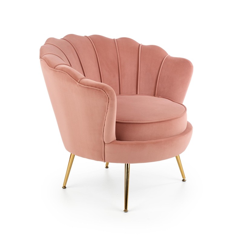 'AMORINITO Relaxation Chair Light Pink / Gold' 'AMORINITO Relaxation Chair Light Pink / Gold'