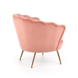 'AMORINITO Relaxation Chair Light Pink / Gold' 'AMORINITO Relaxation Chair Light Pink / Gold'