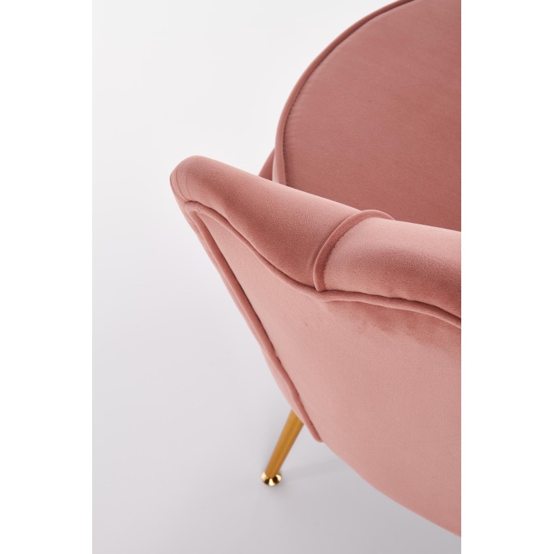 'AMORINITO Relaxation Chair Light Pink / Gold' 'AMORINITO Relaxation Chair Light Pink / Gold'