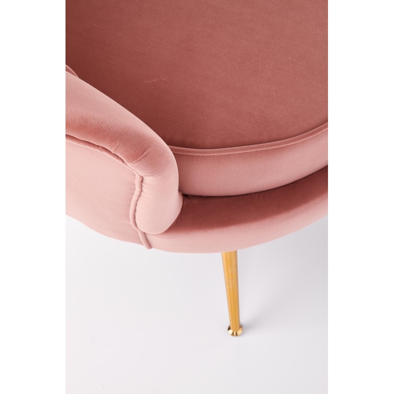 'AMORINITO Relaxation Chair Light Pink / Gold' 'AMORINITO Relaxation Chair Light Pink / Gold'