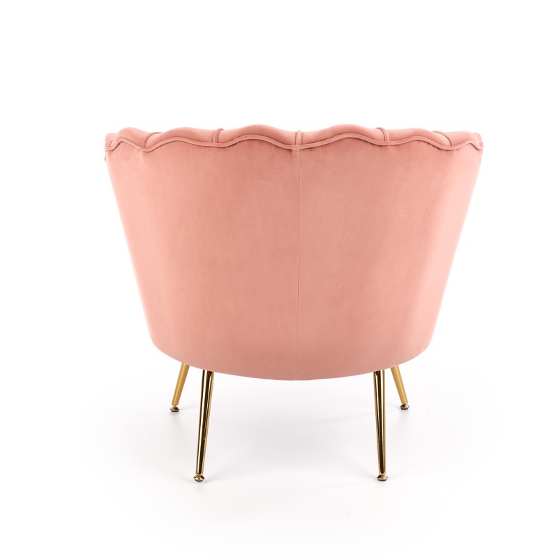 'AMORINITO Relaxation Chair Light Pink / Gold' 'AMORINITO Relaxation Chair Light Pink / Gold'