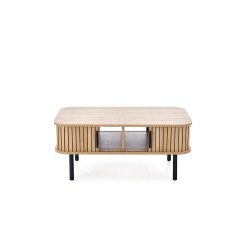 'ANGELINA Coffee Table, Natural / Black' 'ANGELINA Coffee Table, Natural / Black'