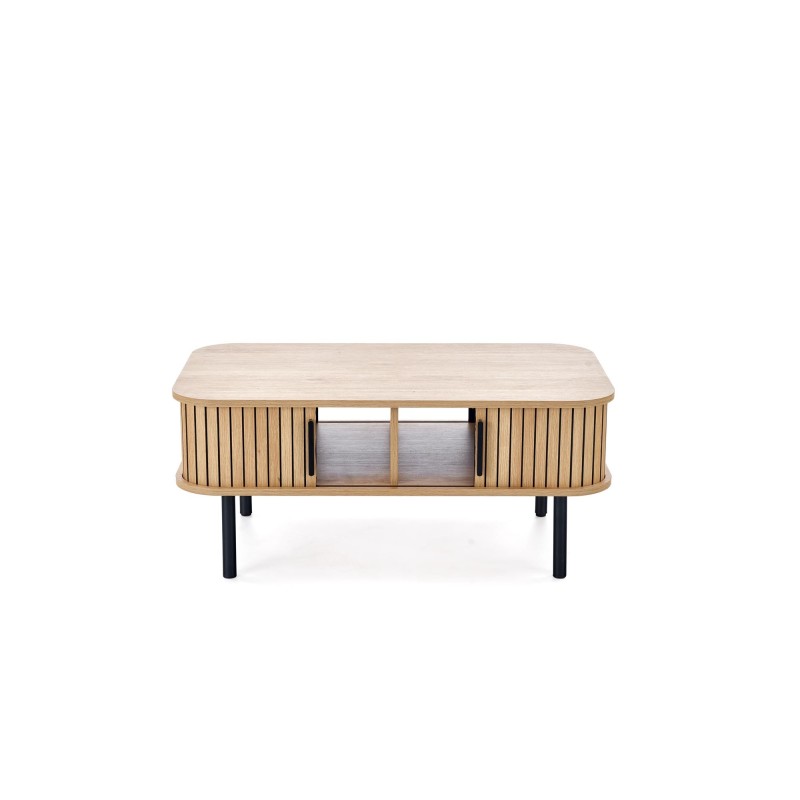 'ANGELINA Coffee Table, Natural / Black' 'ANGELINA Coffee Table, Natural / Black'