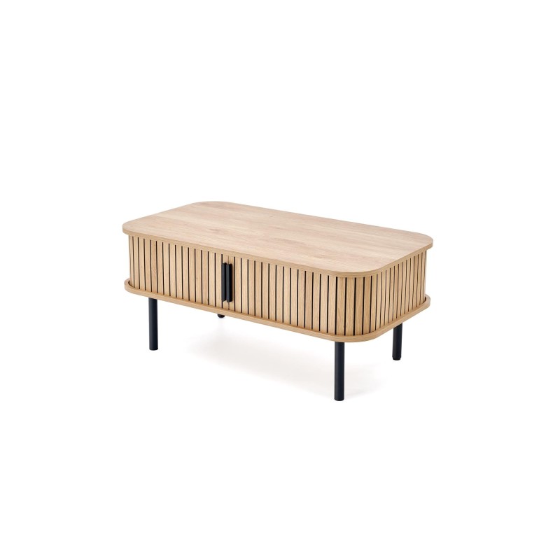 'ANGELINA Coffee Table, Natural / Black' 'ANGELINA Coffee Table, Natural / Black'
