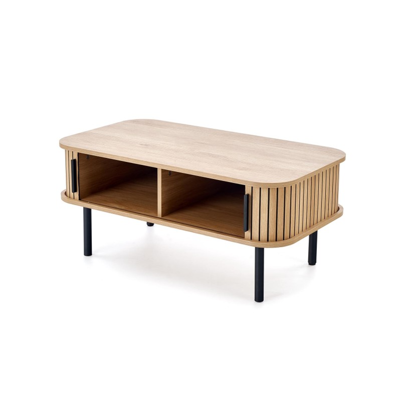 'ANGELINA Coffee Table, Natural / Black' 'ANGELINA Coffee Table, Natural / Black'