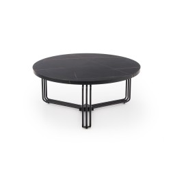 'ANTICA Coffee Table Top - Black Marble, Frame - Black' 'ANTICA Coffee Table Top - Black Marble, Frame - Black'