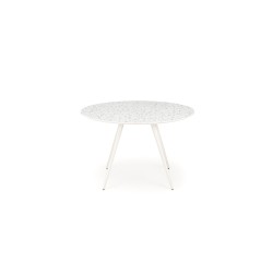 'ARAMIS Table, Top - Terrazzo, Legs - White' 'ARAMIS Table, Top - Terrazzo, Legs - White'
