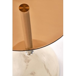'ARIANA Coffee Table, Beige Marble / Brown' 'ARIANA Coffee Table, Beige Marble / Brown'