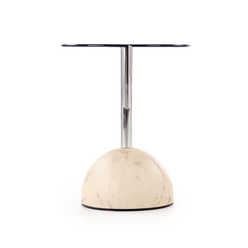 'ARIANA Coffee Table, Beige Marble / Brown' 'ARIANA Coffee Table, Beige Marble / Brown'