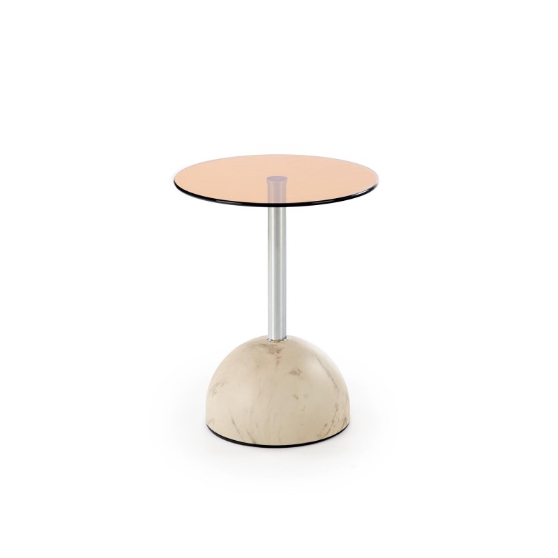 'ARIANA Coffee Table, Beige Marble / Brown' 'ARIANA Coffee Table, Beige Marble / Brown'
