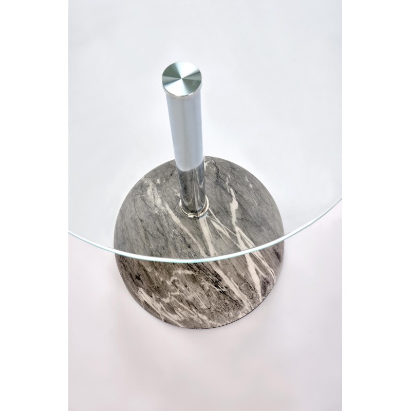 'ARIANA Coffee Table, Ashen Marble / Transparent' 'ARIANA Coffee Table, Ashen Marble / Transparent'