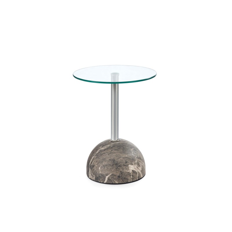 'ARIANA Coffee Table, Ashen Marble / Transparent' 'ARIANA Coffee Table, Ashen Marble / Transparent'