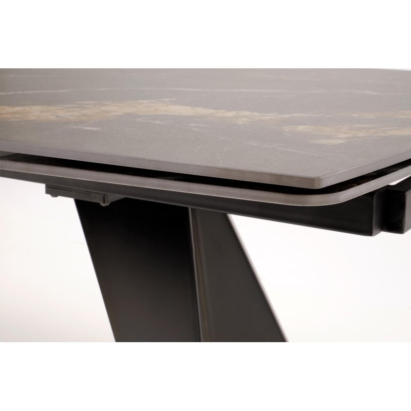 ARMANI stół rozkładany, czarny marmur / czarny (2p 1szt) ARMANI stół rozkładany, czarny marmur / czarny (2p 1szt)