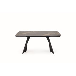 ARMANI stół rozkładany, czarny marmur / czarny (2p 1szt) ARMANI stół rozkładany, czarny marmur / czarny (2p 1szt)